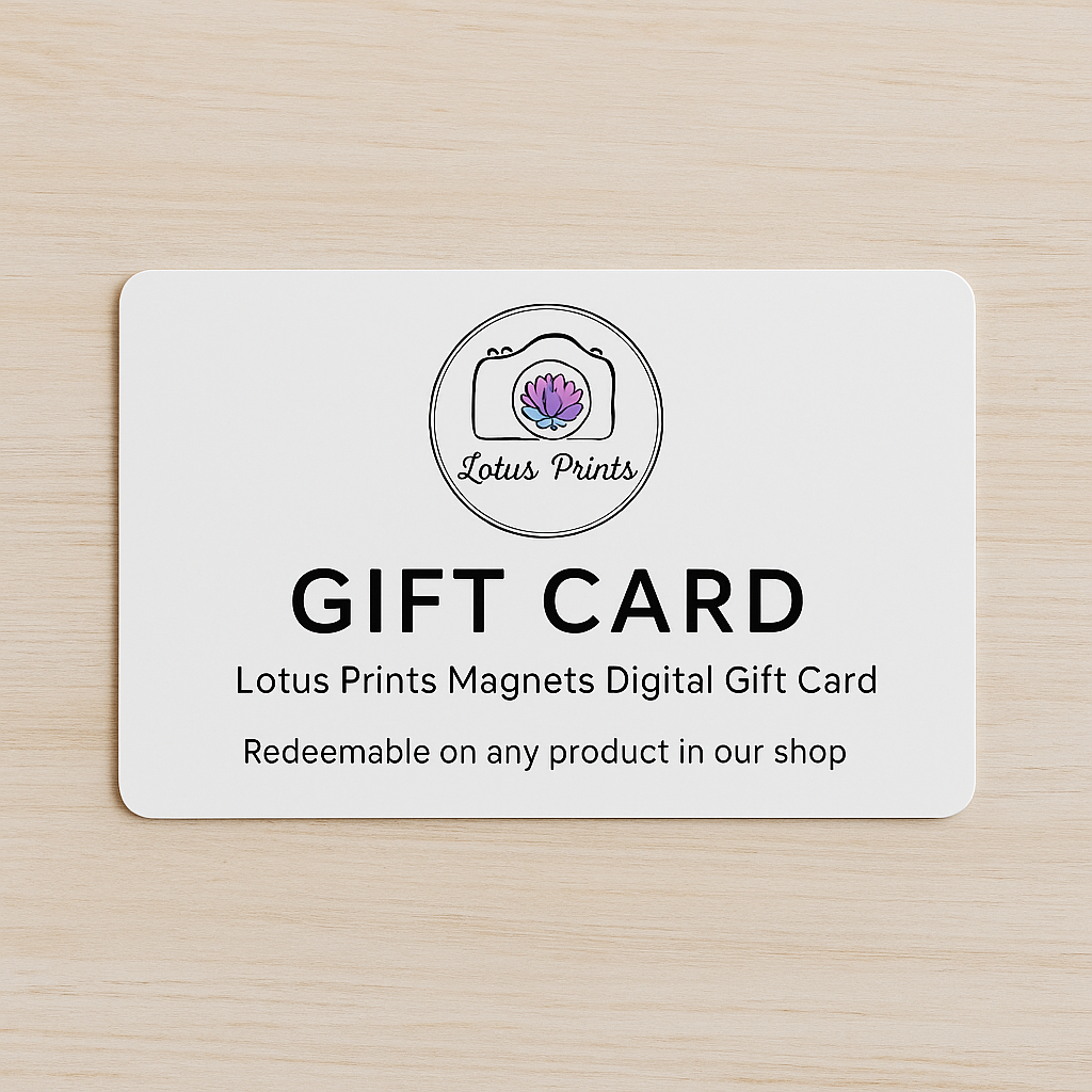 Lotus Prints Magnets Digital Gift Card