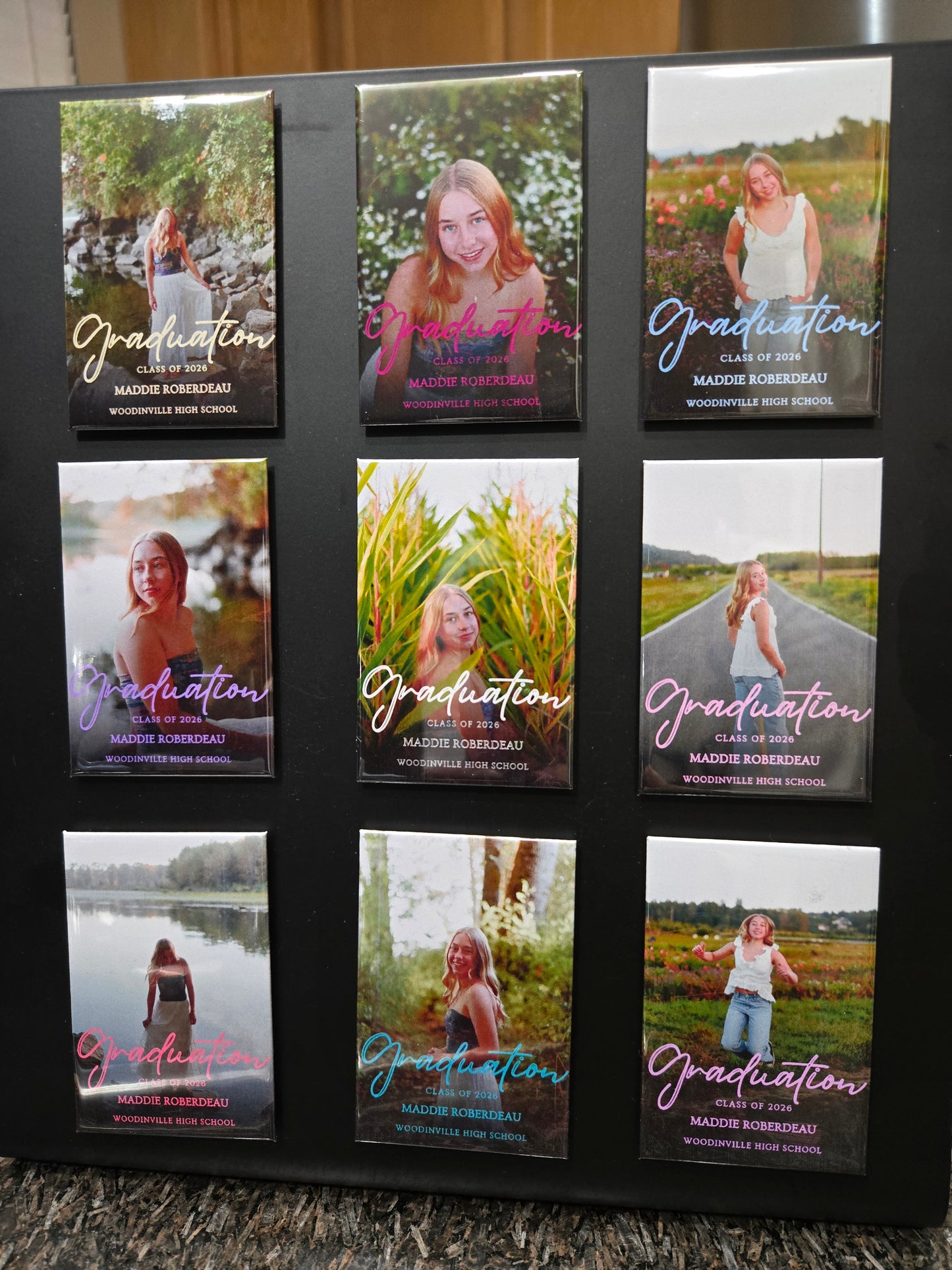 Rectangle Magnets - (6 Piece Set)